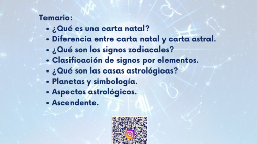 AFICHE TALLER ASTROLOGIA